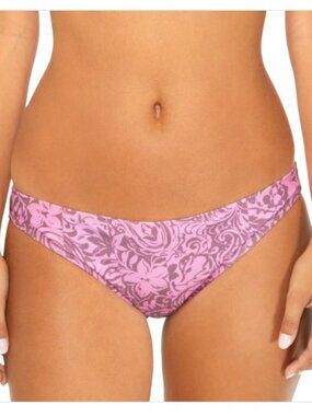 Raisins Juniors' Lowrider Printed Bikini Bottoms - Mauve